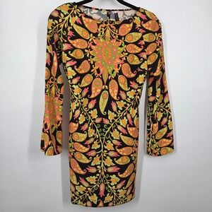 ZARA RETRO VIBE LONGSLEEVES BACKLESS MINI DRESS  2967160330